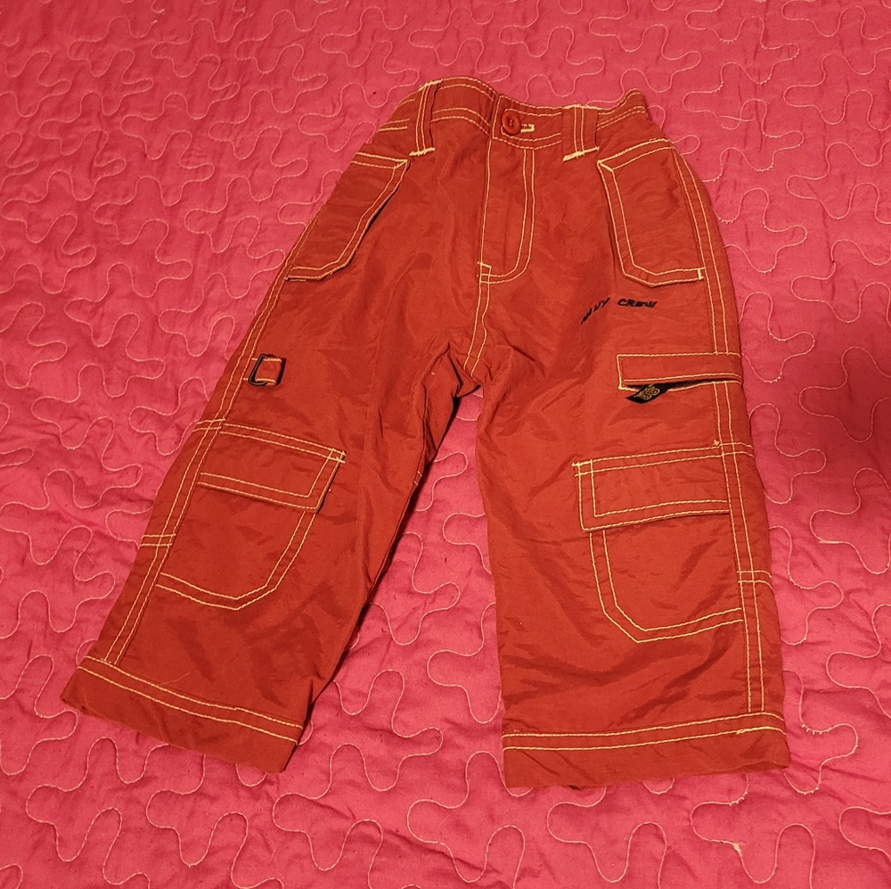 Navycrew sport. Red pants with pockets